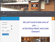 Tablet Screenshot of daisymotel.com